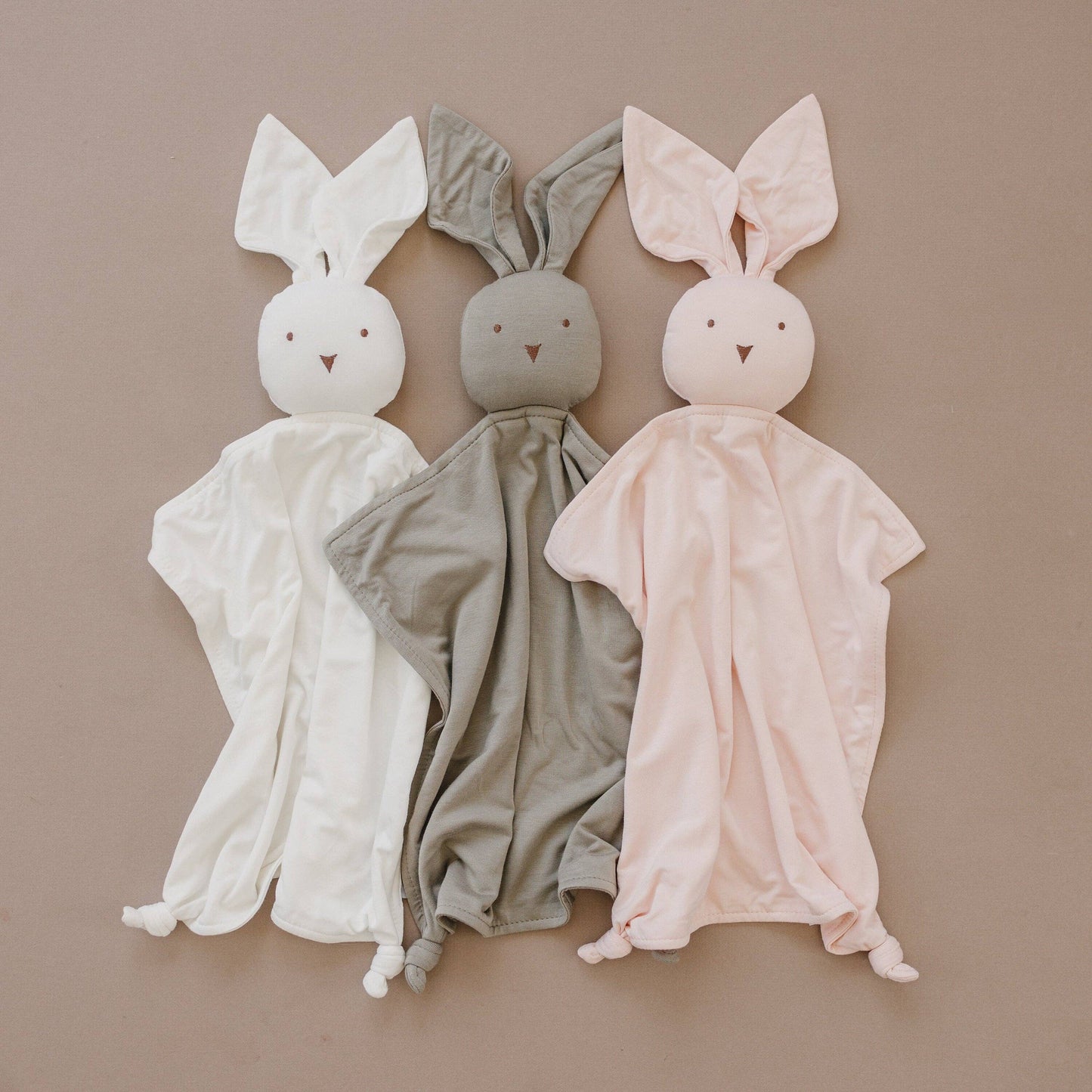 Little Joy Co. - Bamboo Bunny Lovey - Bamboo Baby Security Blanket Rabbit