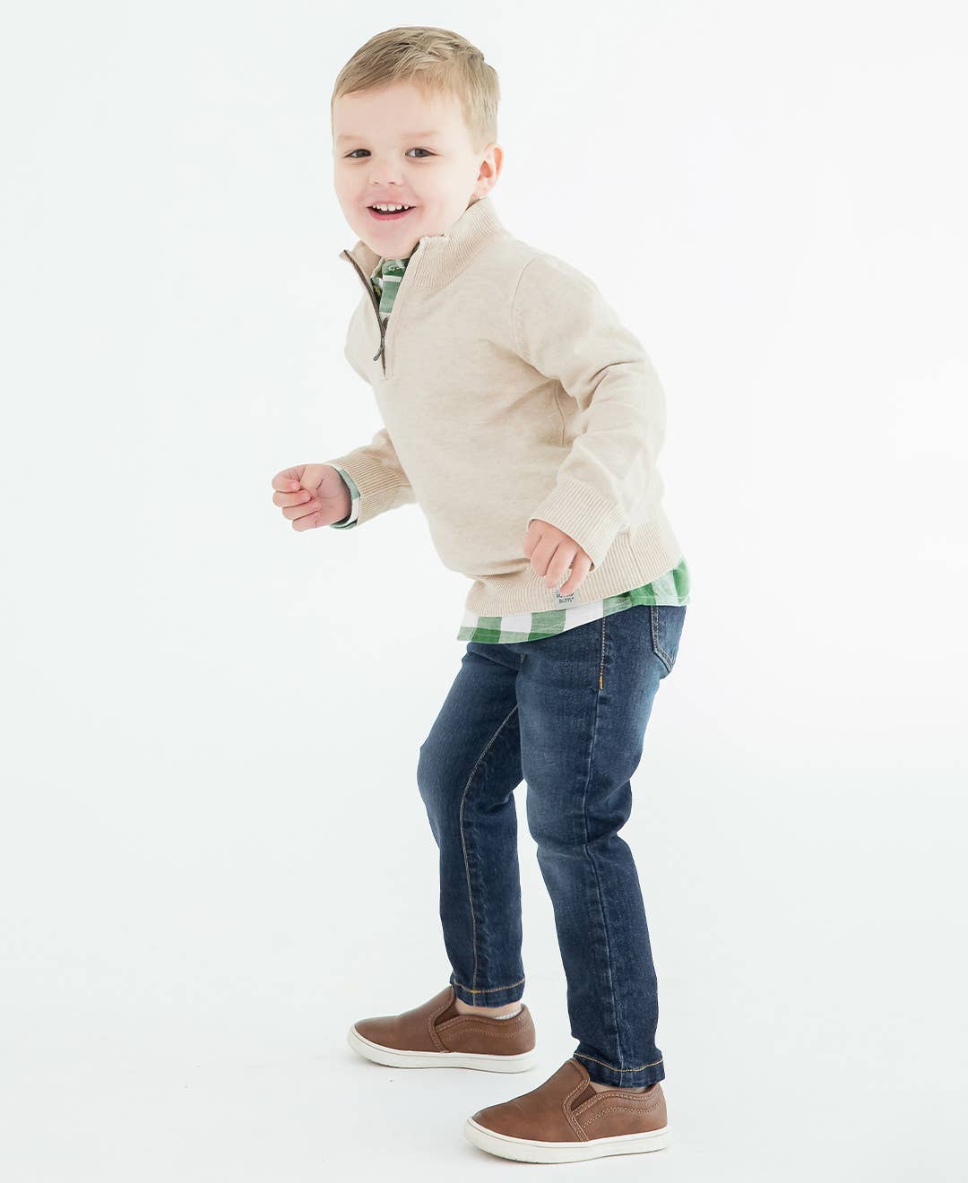 RuffleButts + RuggedButts - Boys Medium Wash Straight Jeans