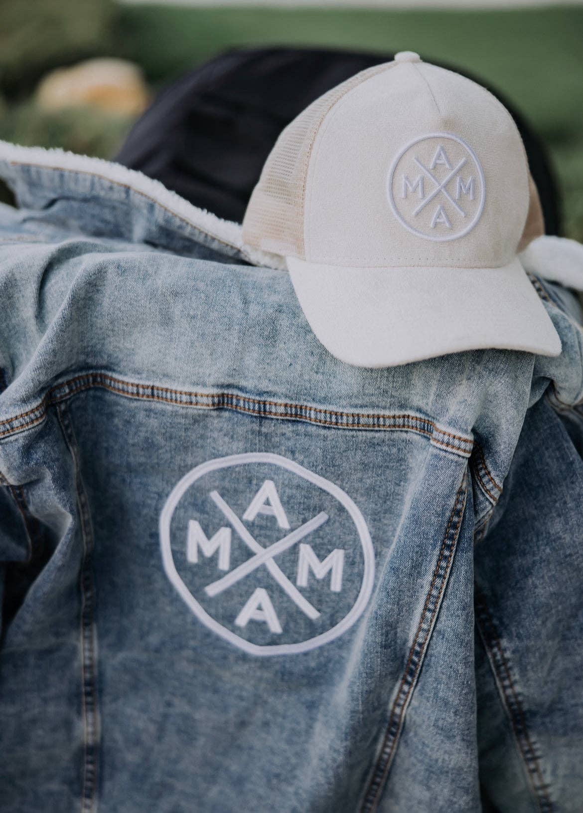 The Mama X™ Brand - Mama X™ Light Suede Trucker Hat