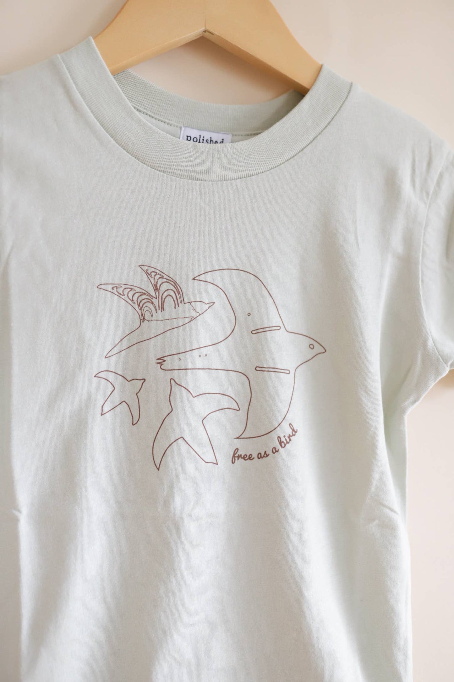 Polished Prints - Free as a Bird, Toddler t-shirt, Graphic Shirts, Kids Tee,