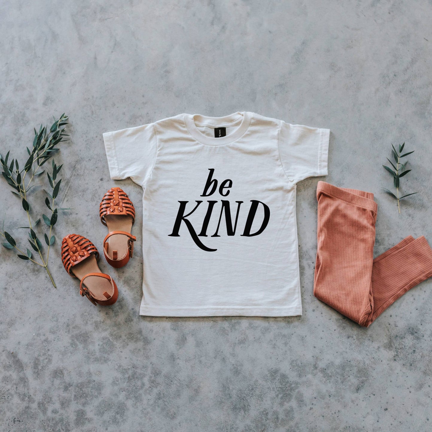 Gladfolk - Be Kind Organic Baby & Kids Tee
• Cream