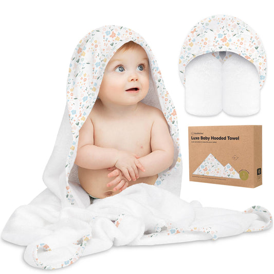 KeaBabies - KeaBabies Luxe Baby Hooded Towel