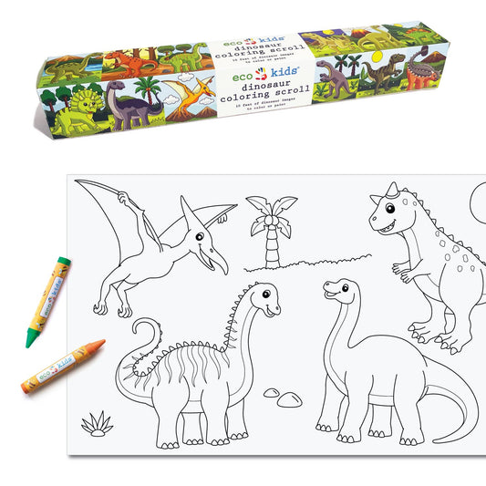 eco-kids / elseware unplug - Coloring scroll dinosaur  - case