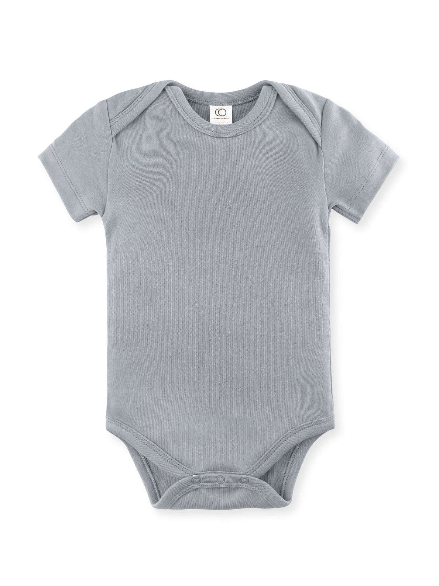 Colored Organics - Organic Baby Short Sleeve Classic Bodysuit - Mist