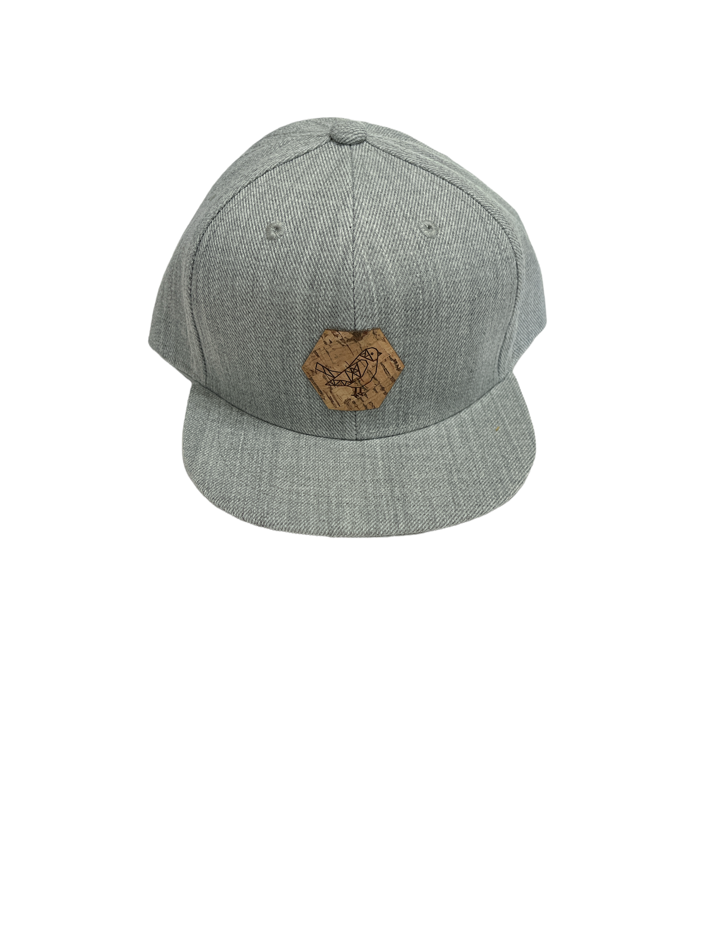 Tate & Adele - Flat Brim Snap Back Hat with Cork Patch