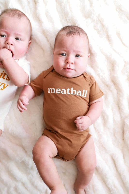 Polished Prints - Meatball Baby Onesie