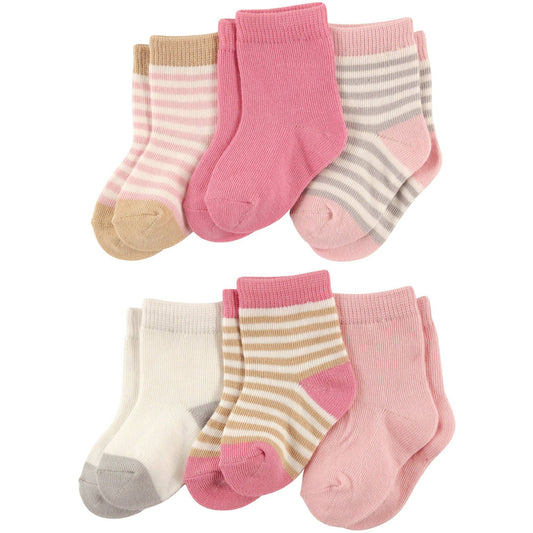 BabyVision - Touched by Nature Organic Cotton Socks, Girl Stripes