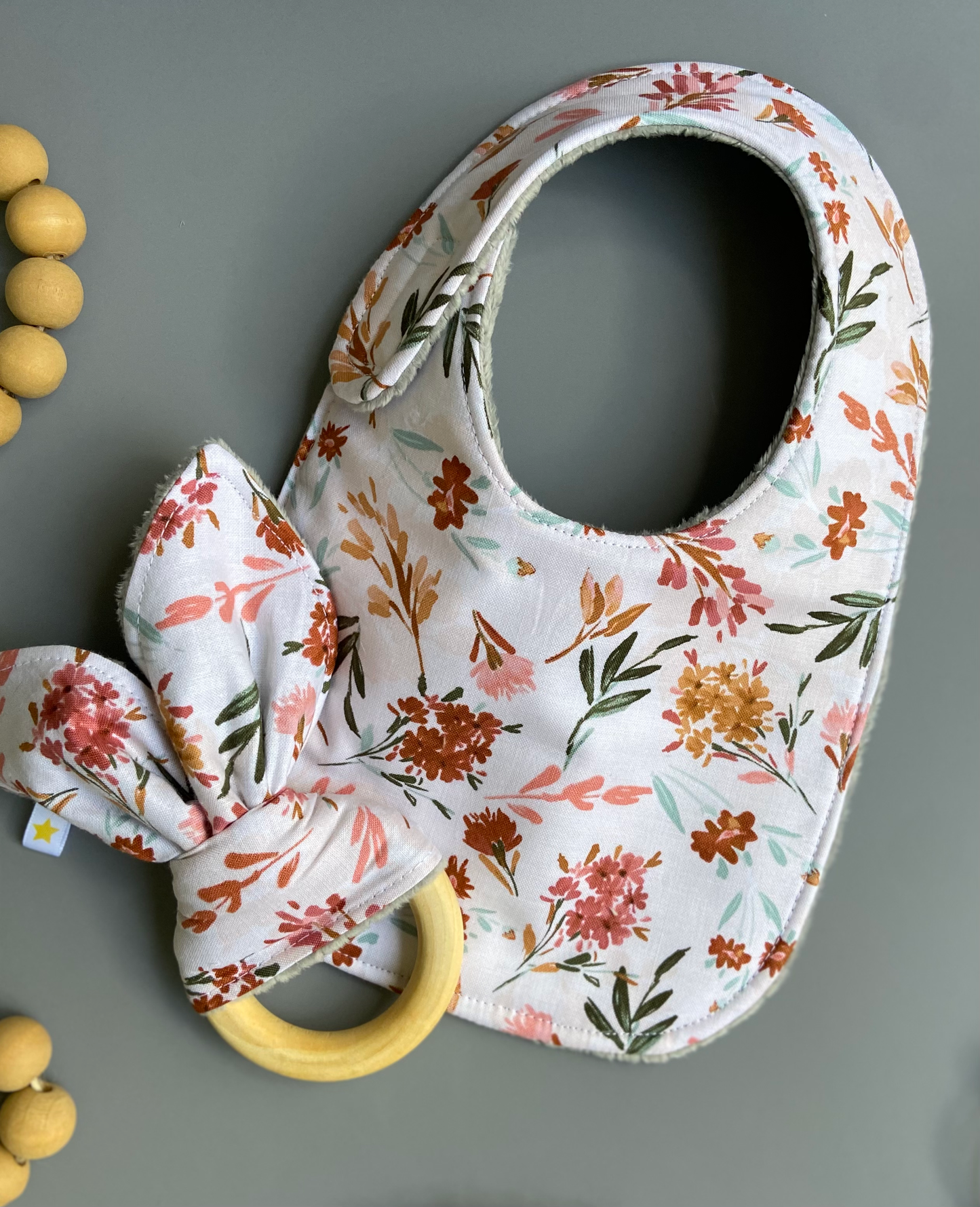 Port & Starbird - Autumn Garden bib