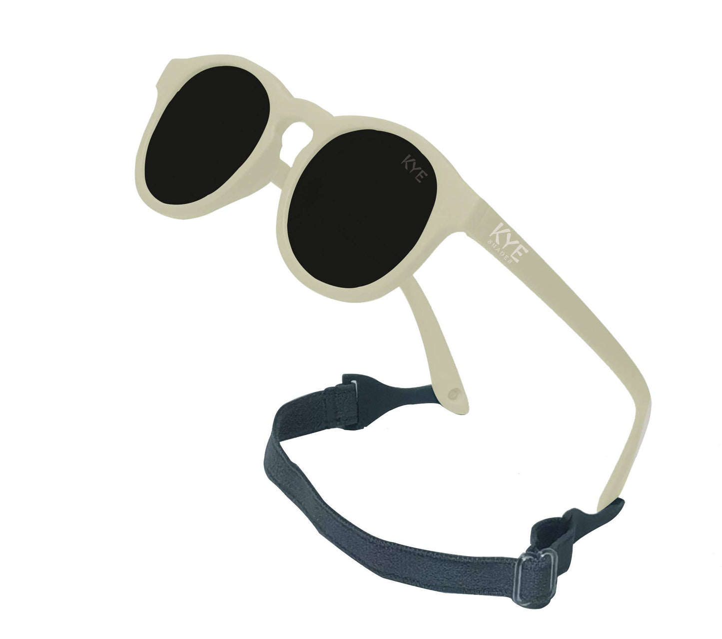 Kye Shades - Infant Polarized Sunglasses | Ages 0-12 months | Light Beige