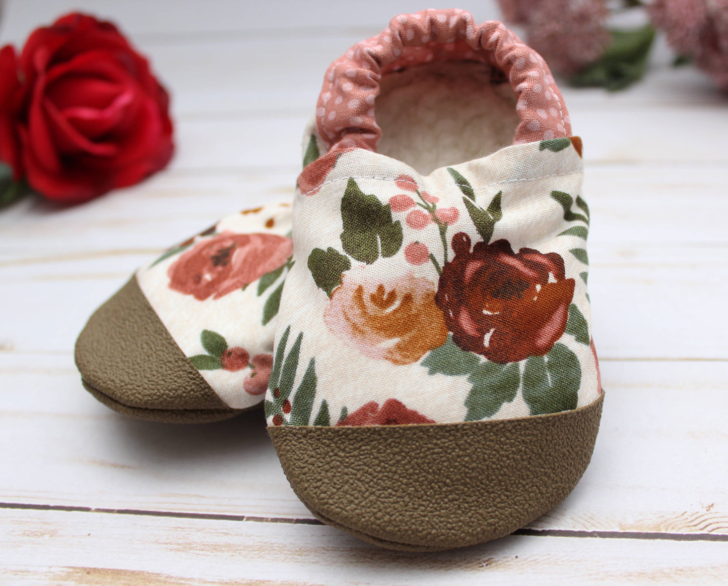 Scooter Booties - Winter Rose Baby Shoes