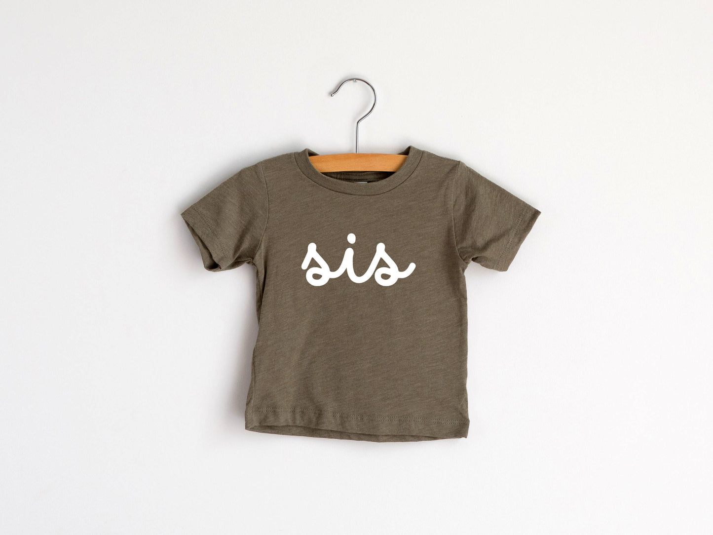 Gladfolk - Sis Script Baby & Kids Tri-Blend Tee