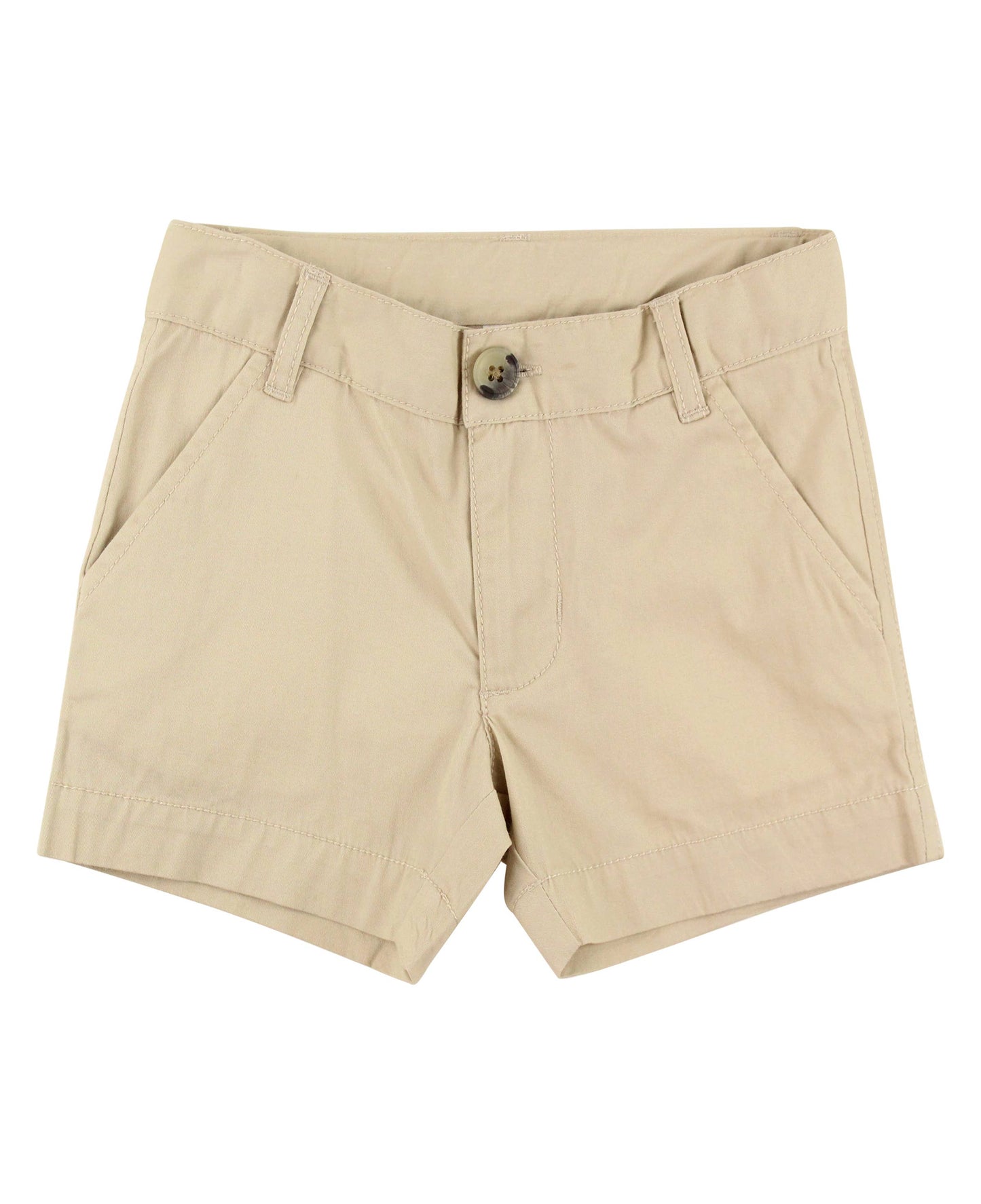 RuffleButts + RuggedButts - Boys Khaki Stretch Chino Shorts