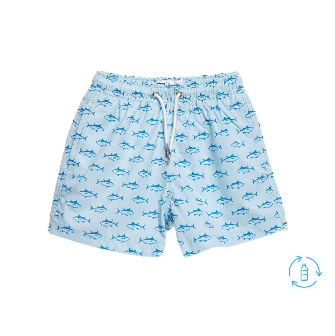 Bermies -Swim Trunks- Blue Tuna