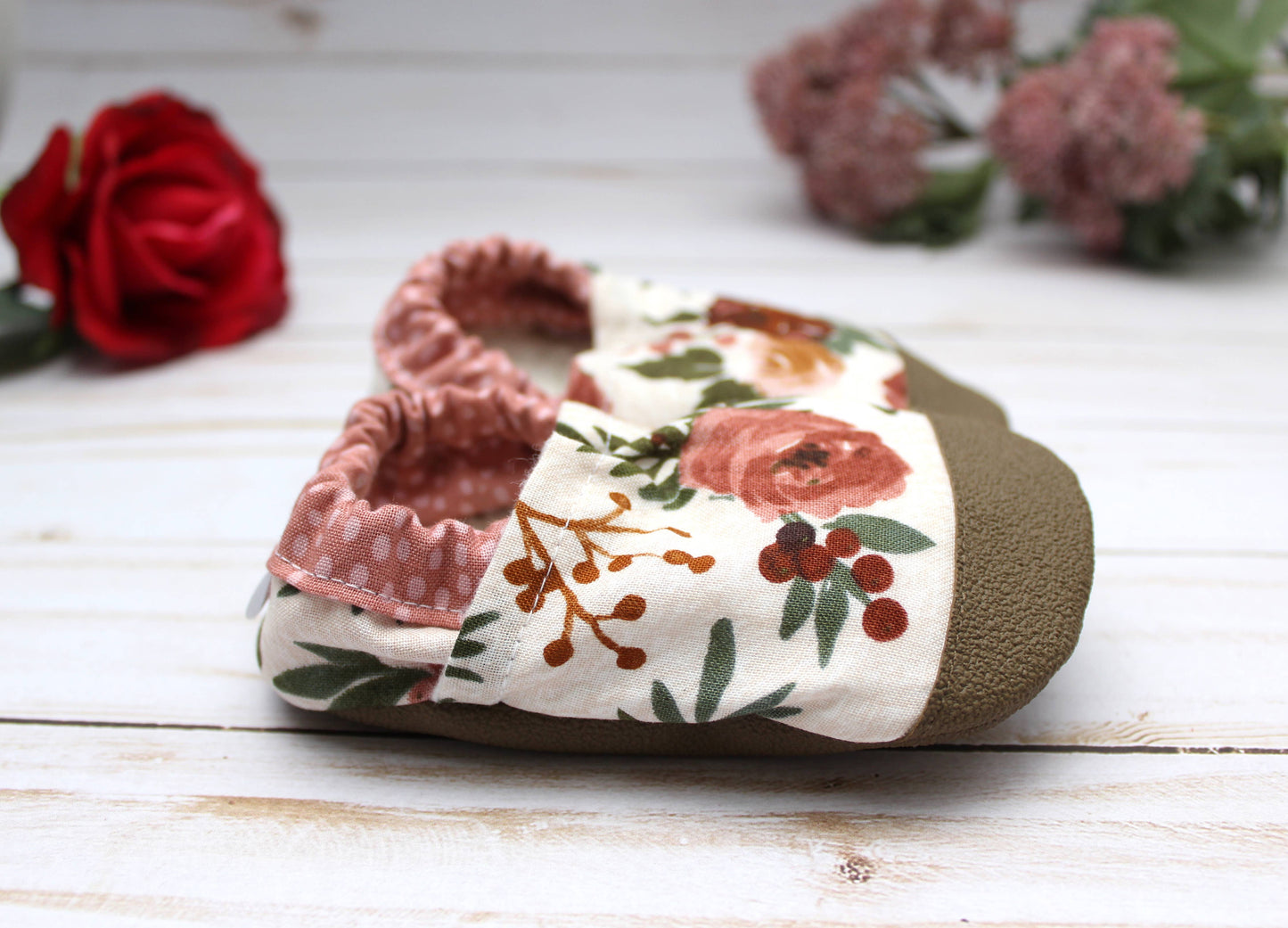 Scooter Booties - Winter Rose Baby Shoes