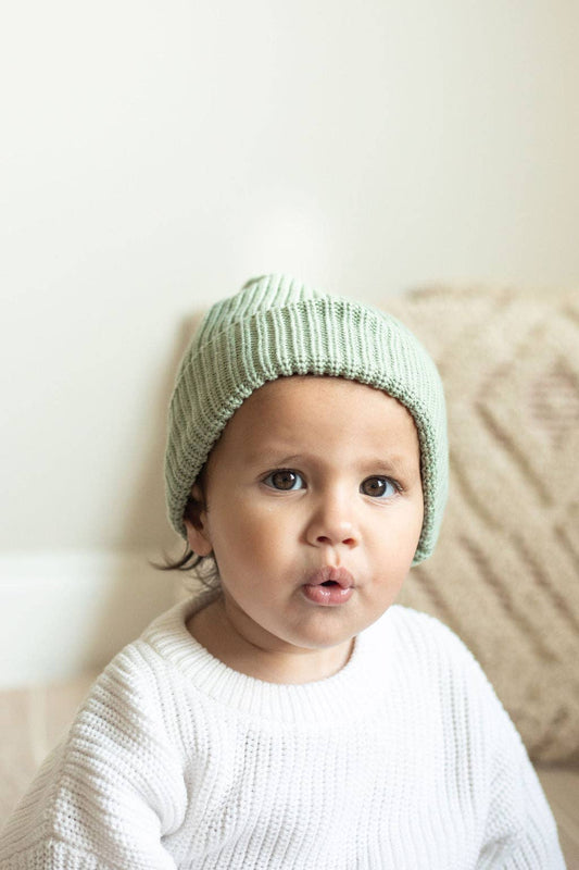 Little Organic Co. - Organic Cotton Knit Beanie Caps/hat for Babies and Kids