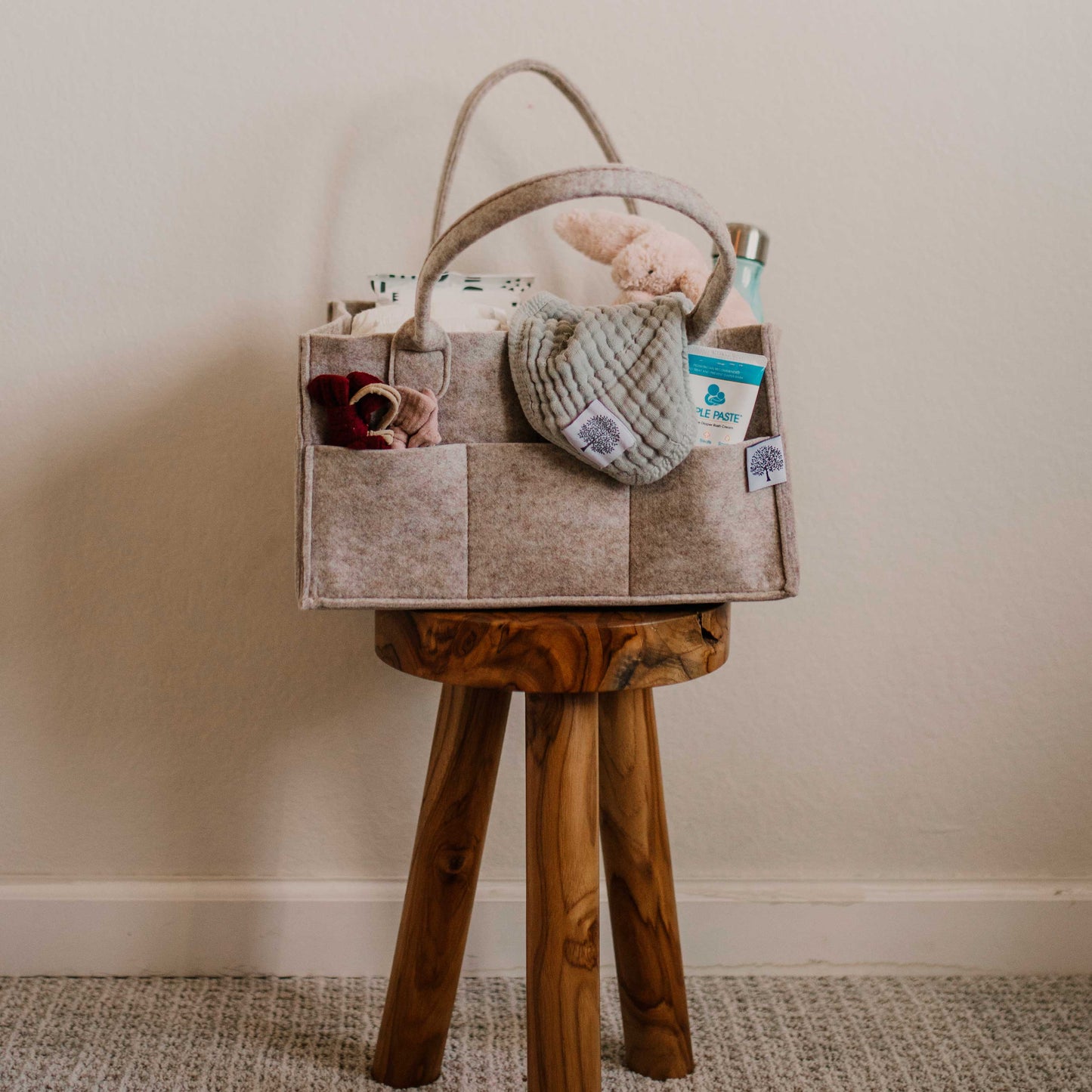 Parker Baby Co. - Diaper Caddy in Oatmeal