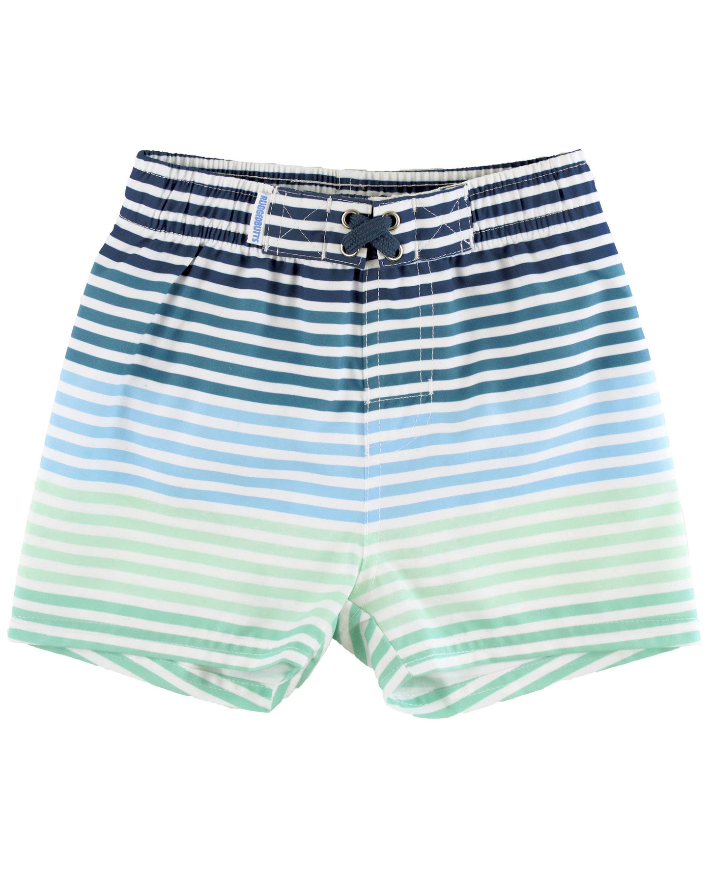 RuffleButts + RuggedButts - Boys Coastal Stripes Swim Trunks