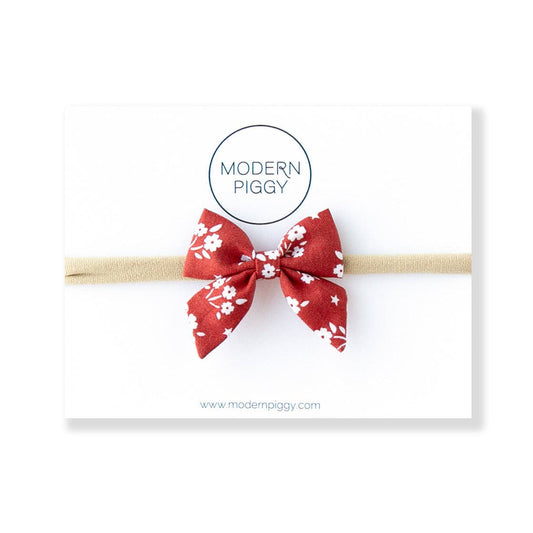 Modern Piggy - Americana | Mini Piggy Bow