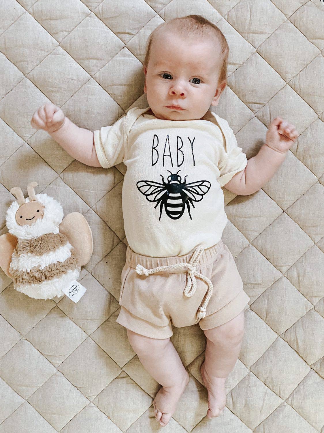 Wildflowers + Cotton - Baby Bee Onesie