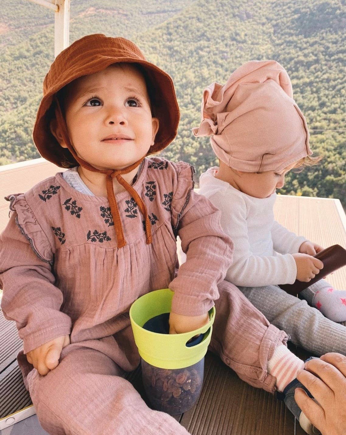 Ada Baby - Bucket Hats: Cinnamon / 0-1 Year