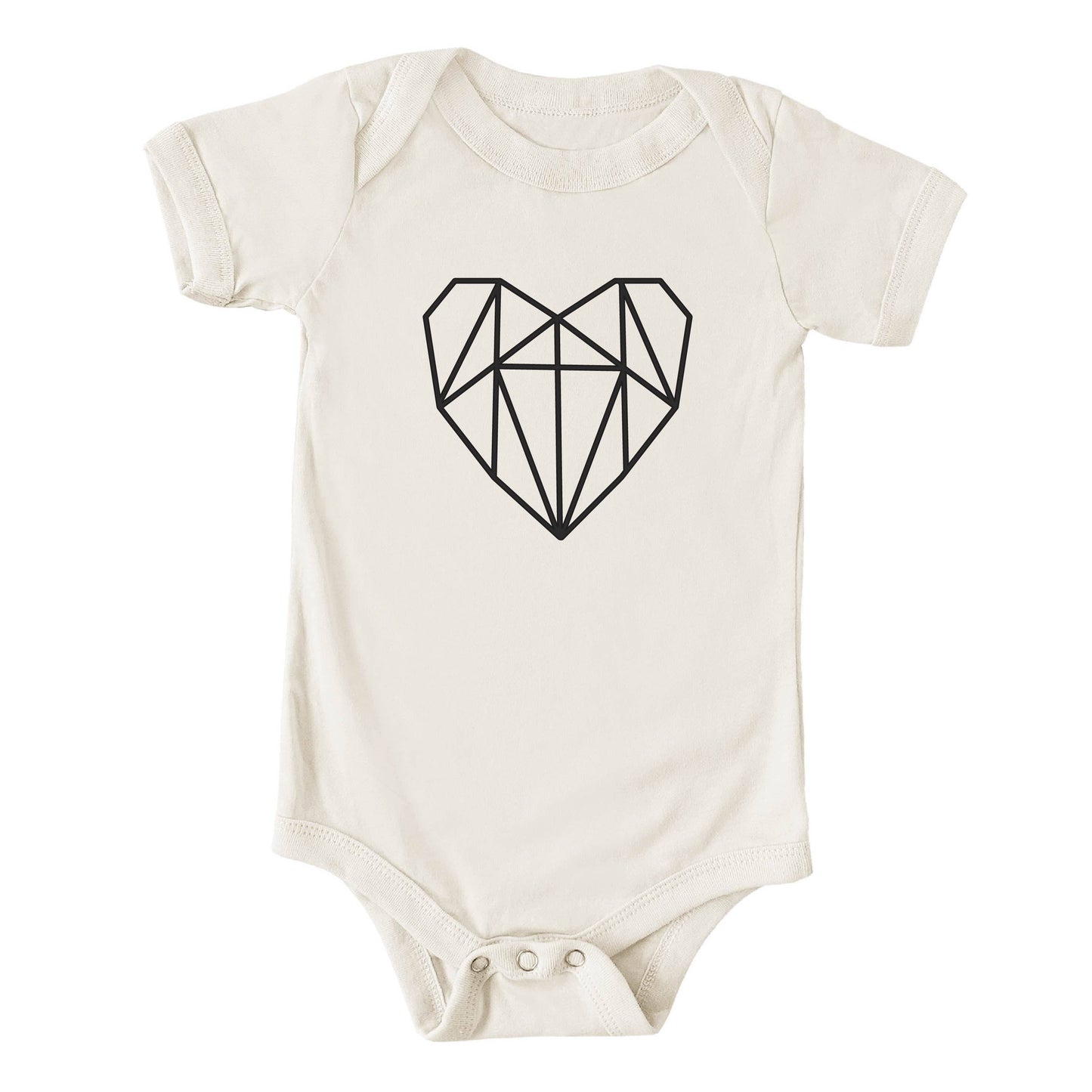 Tate & Adele - Geometric Bird Fox Bee Bear Bunny Heart Graphic  Bodysuit