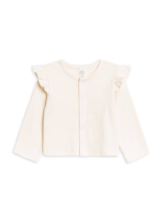 Colored Organics - Organic Baby Hazel Cardigan - Ivory