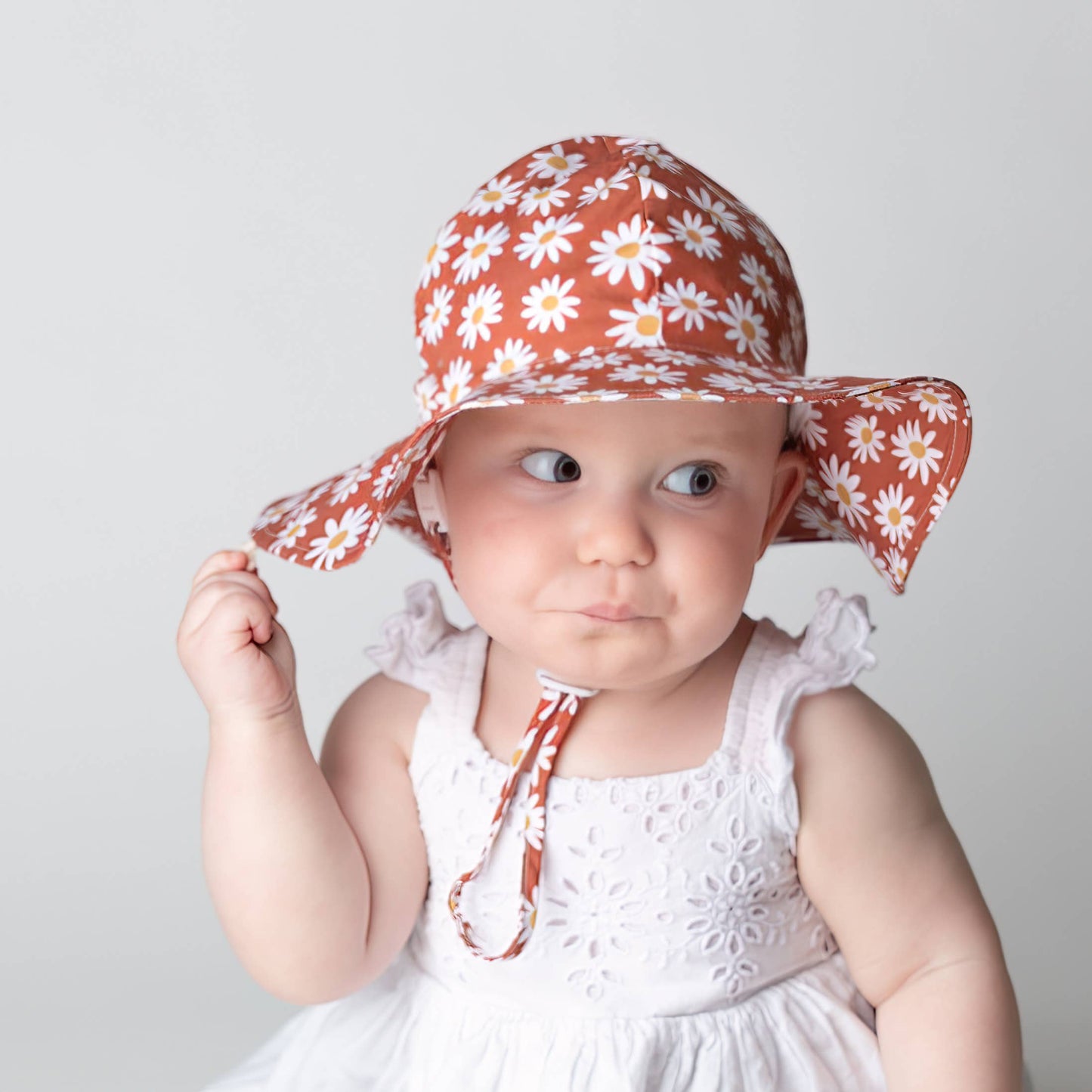 Huggalugs - Ginger Daisy Sunhat UPF 50+