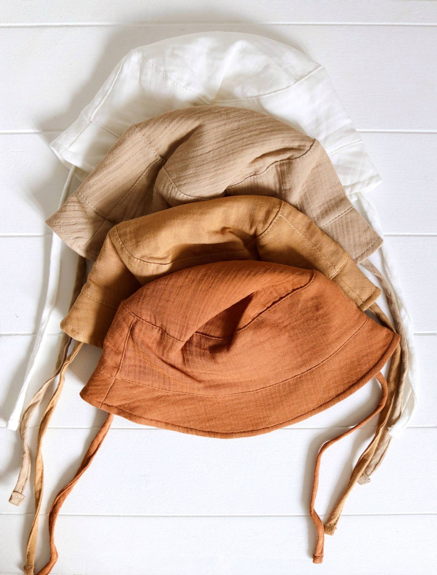 Ada Baby - Bucket Hats: Cinnamon / 0-1 Year