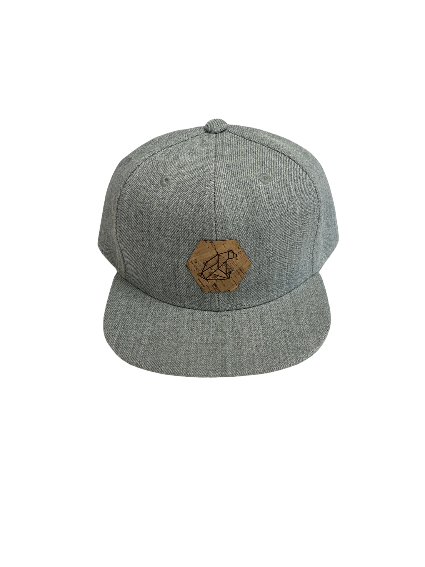 Tate & Adele - Flat Brim Snap Back Hat with Cork Patch