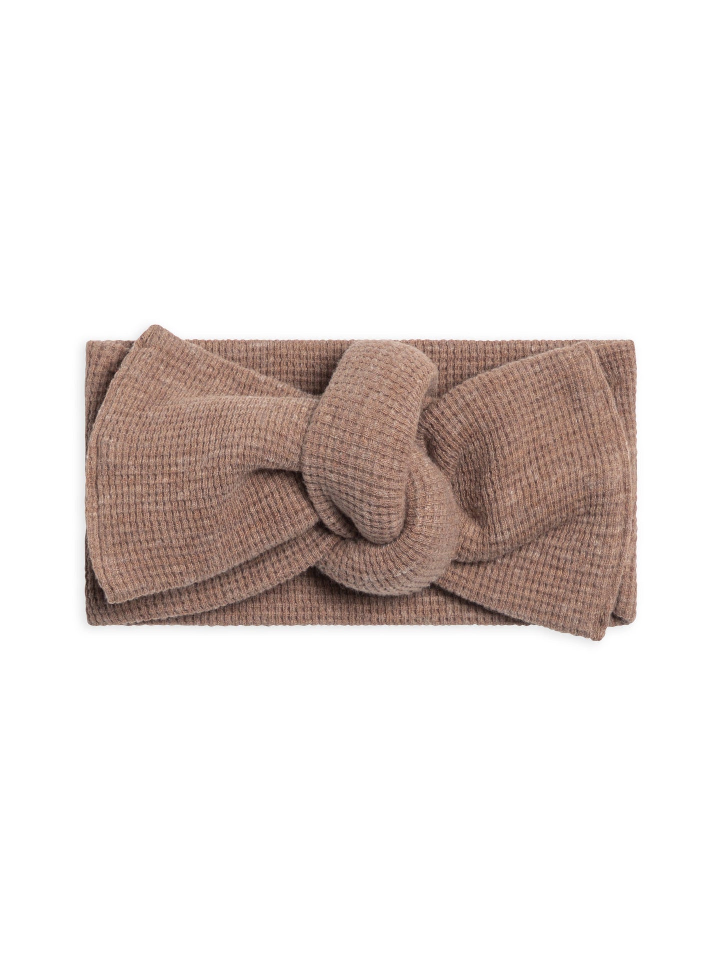 Colored Organics - Organic Baby Waffle Bow Wrap - Heather Mocha