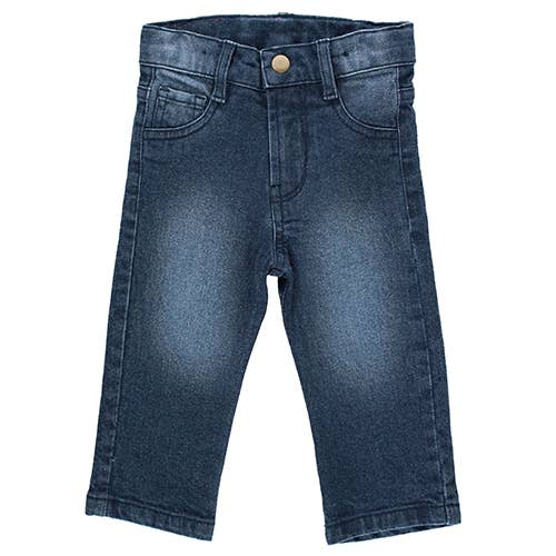 RuffleButts + RuggedButts - Boys Medium Wash Straight Jeans