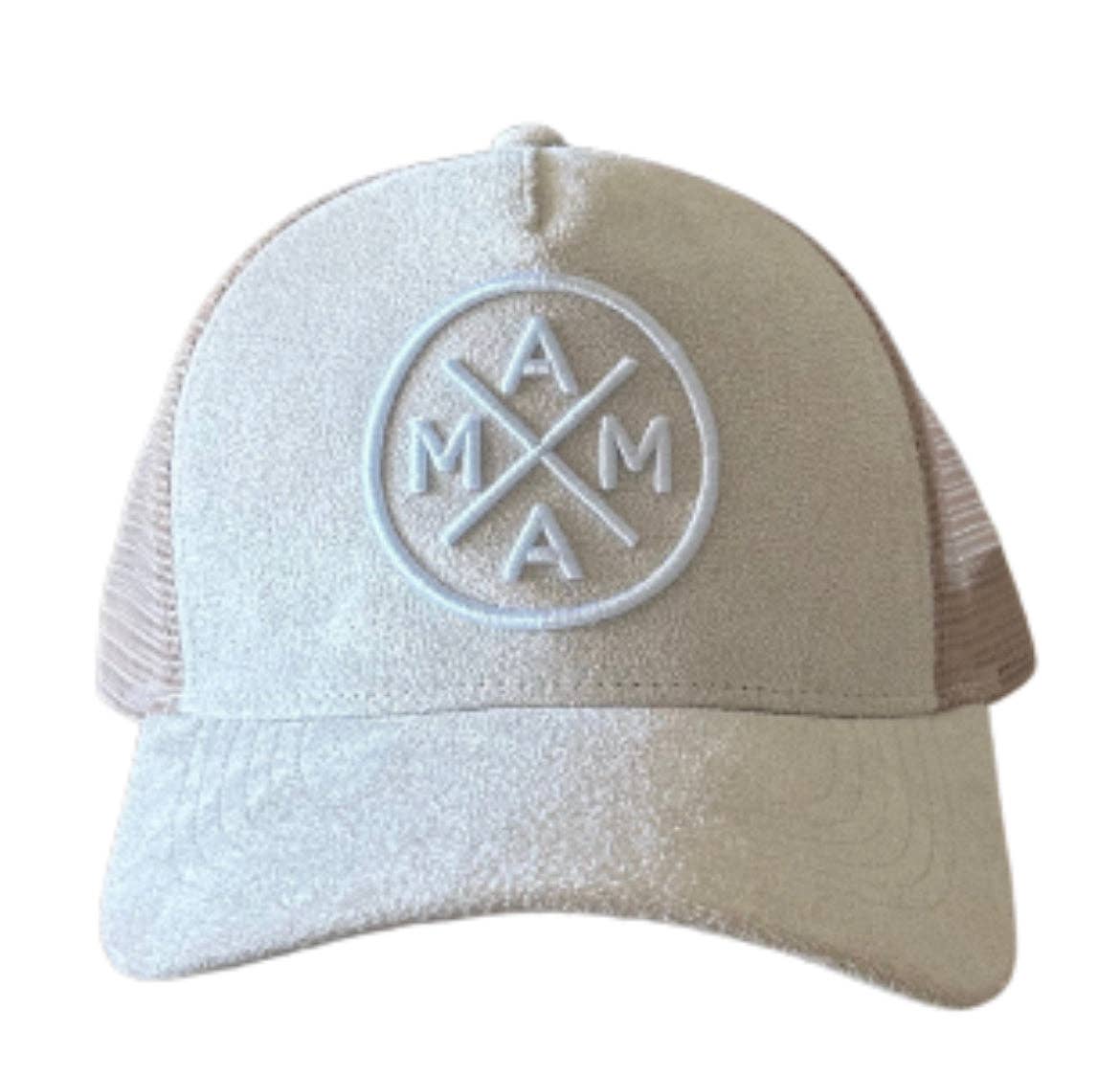 The Mama X™ Brand - Mama X™ Light Suede Trucker Hat