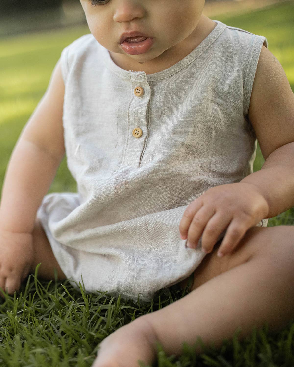 Go Gently Nation - Woven Tank Onesie