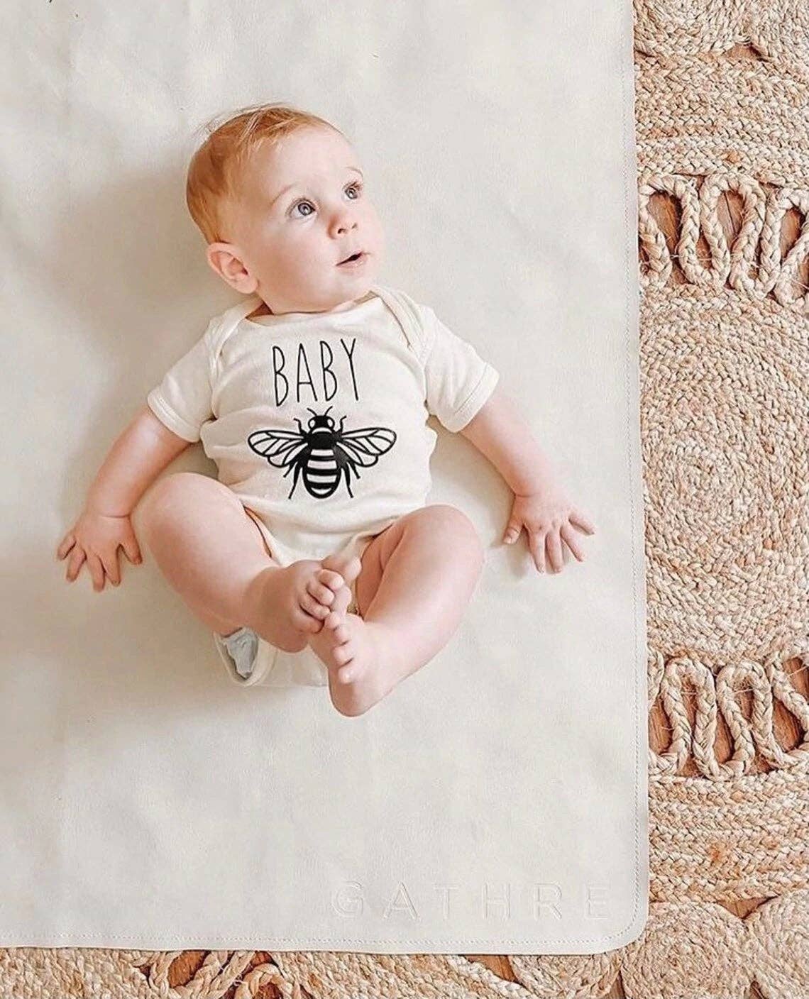 Wildflowers + Cotton - Baby Bee Onesie