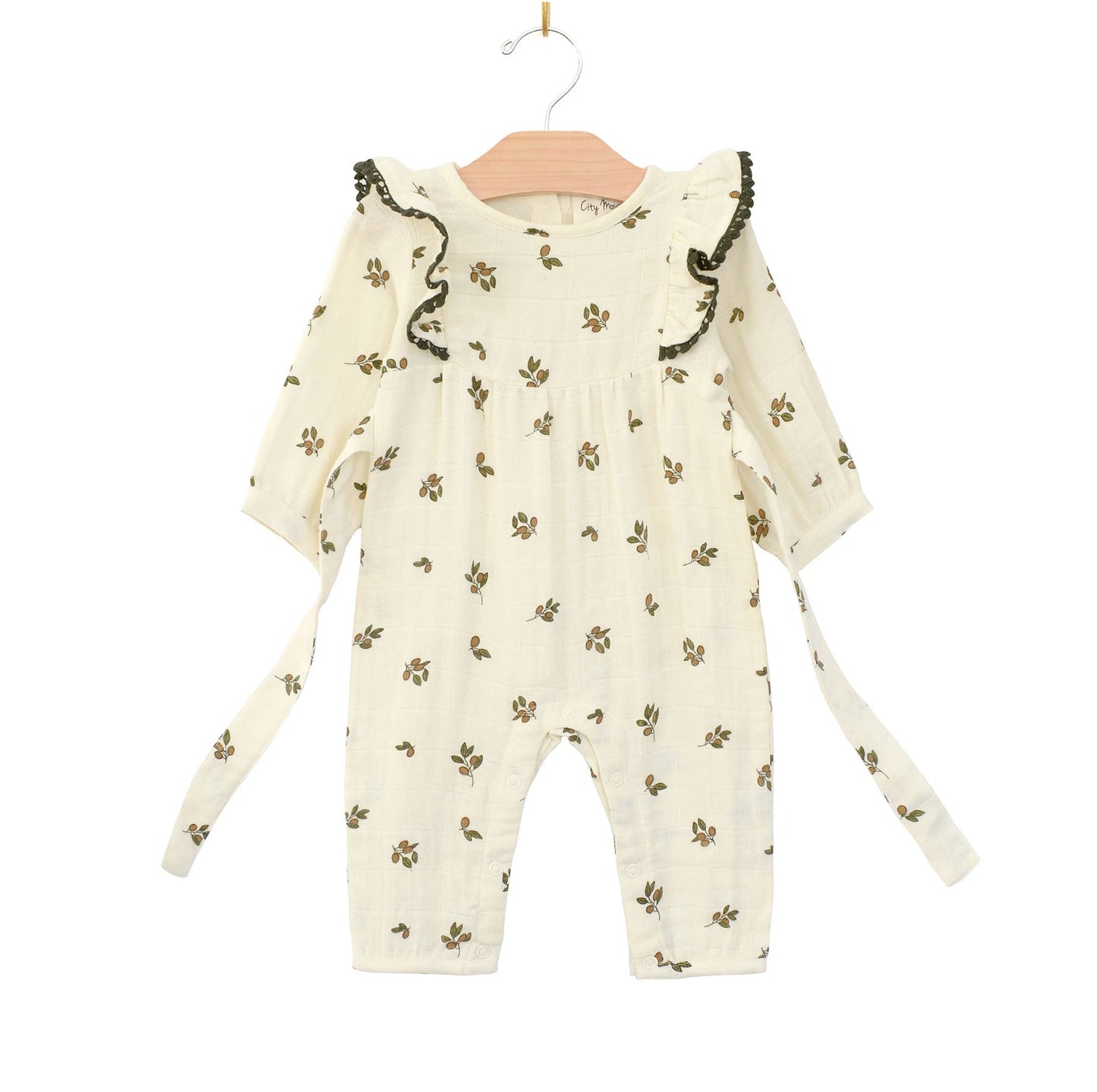 City Mouse Studio - Muslin Flutter Long Romper