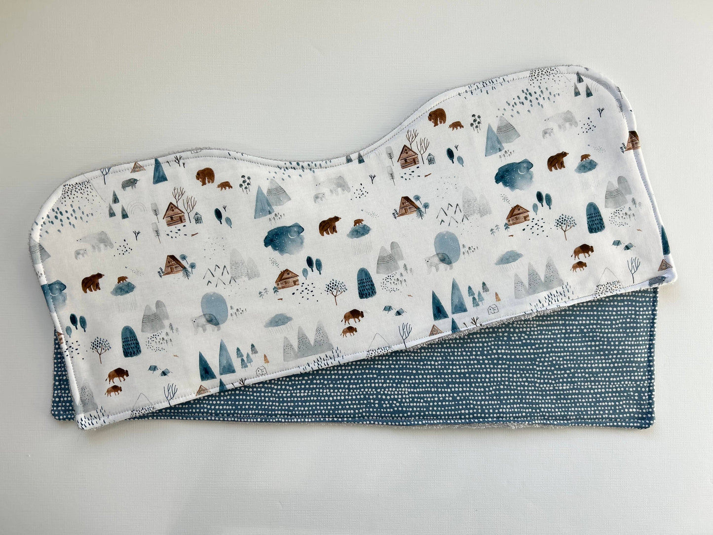 Port & Starbird - Winter Forest Burp Cloth, set of 2