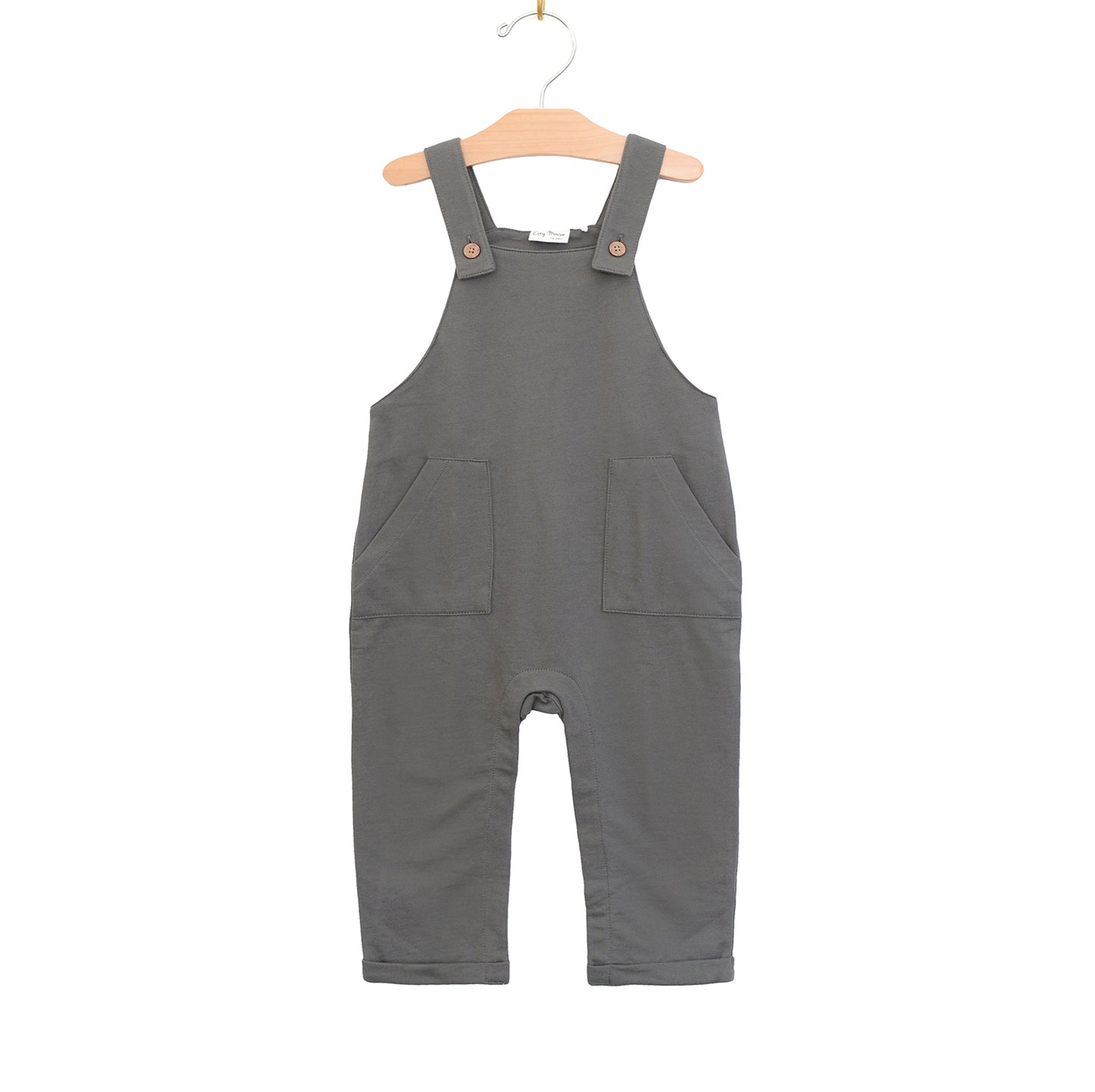 City Mouse Studio-Pocket Overalls- Brushed Fleece