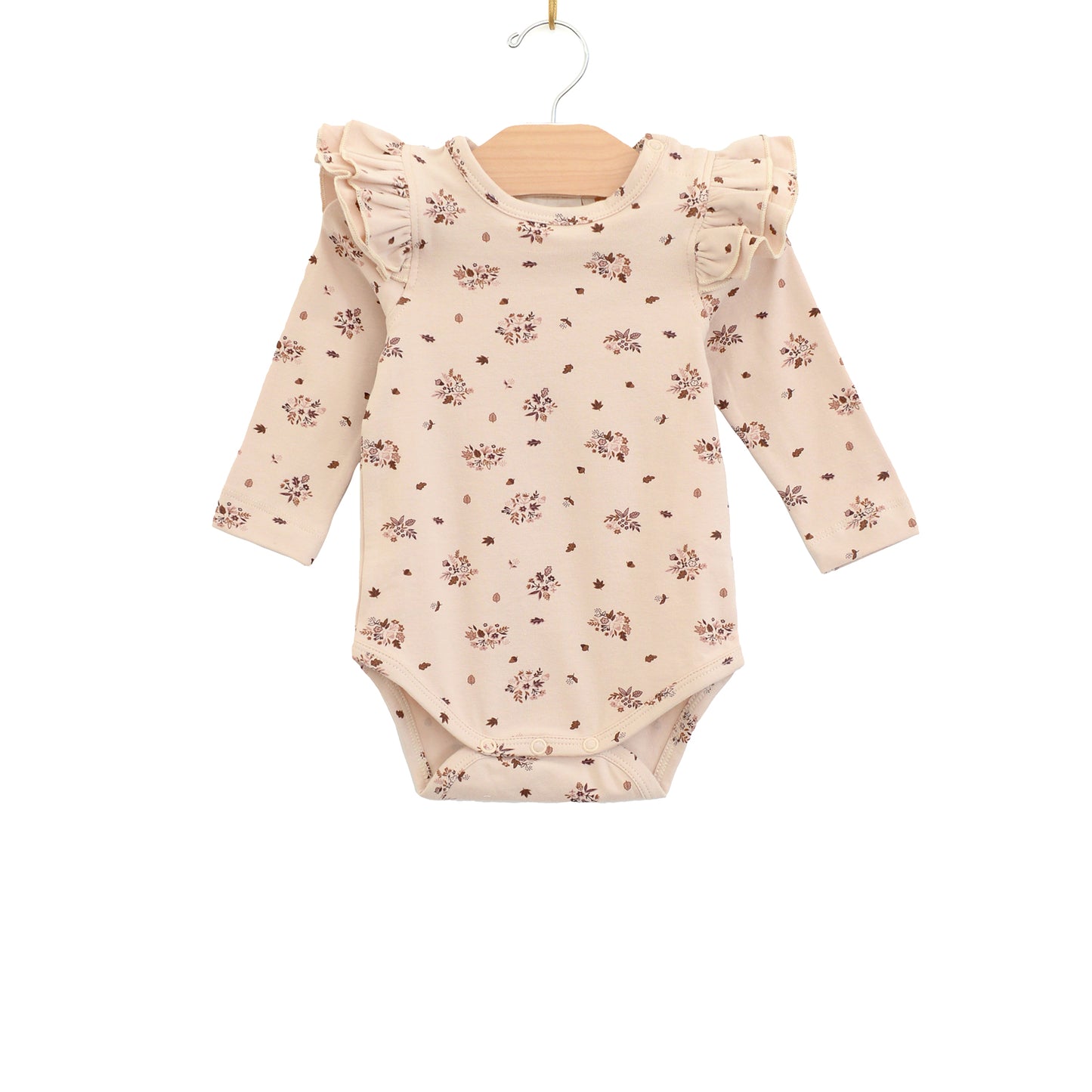 City Mouse Studio- Flutter Sleeve Bodysuit- Jersey