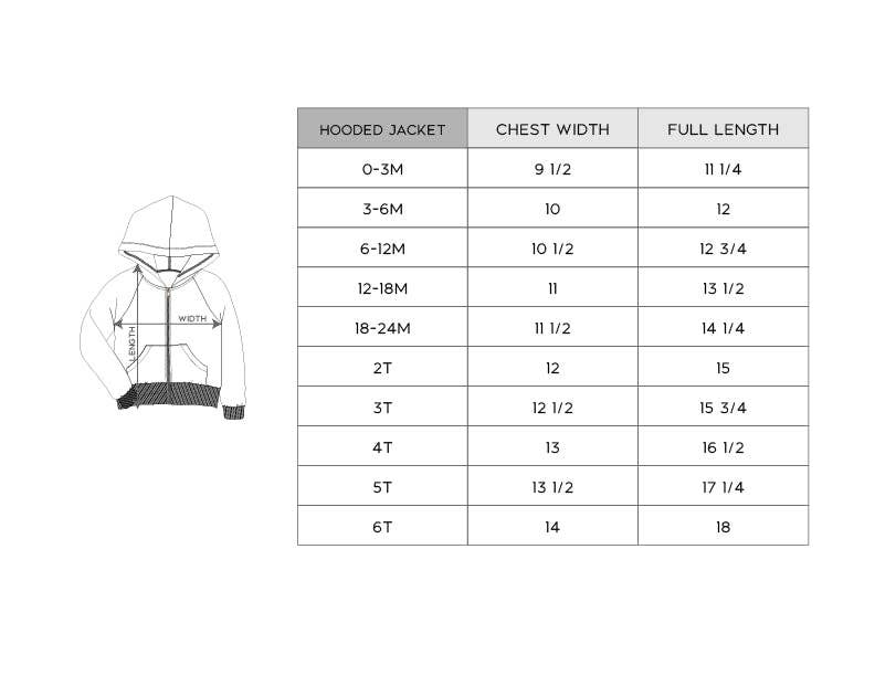 babysprouts clothing company - F24 D1: Hooded Jacket