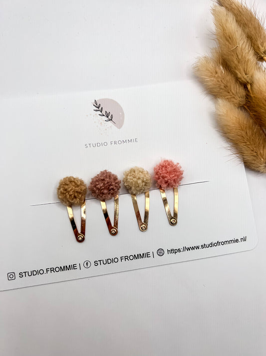 Studio Frommie - Mauve pompom set