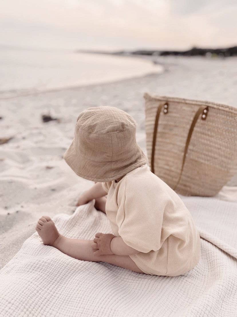 Ada Baby - Bucket Hats: Cinnamon / 0-1 Year