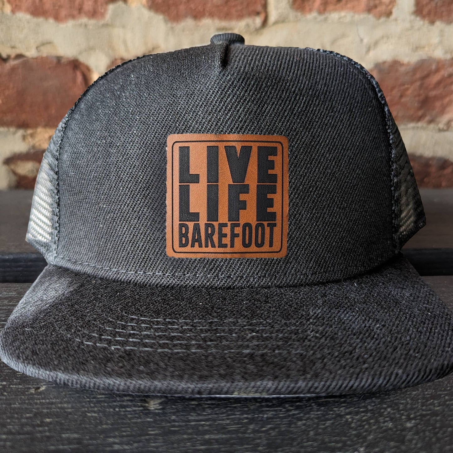 Barefoot Baby - "Live life Barefoot" Trucker Hat for Outdoor Nature Kids