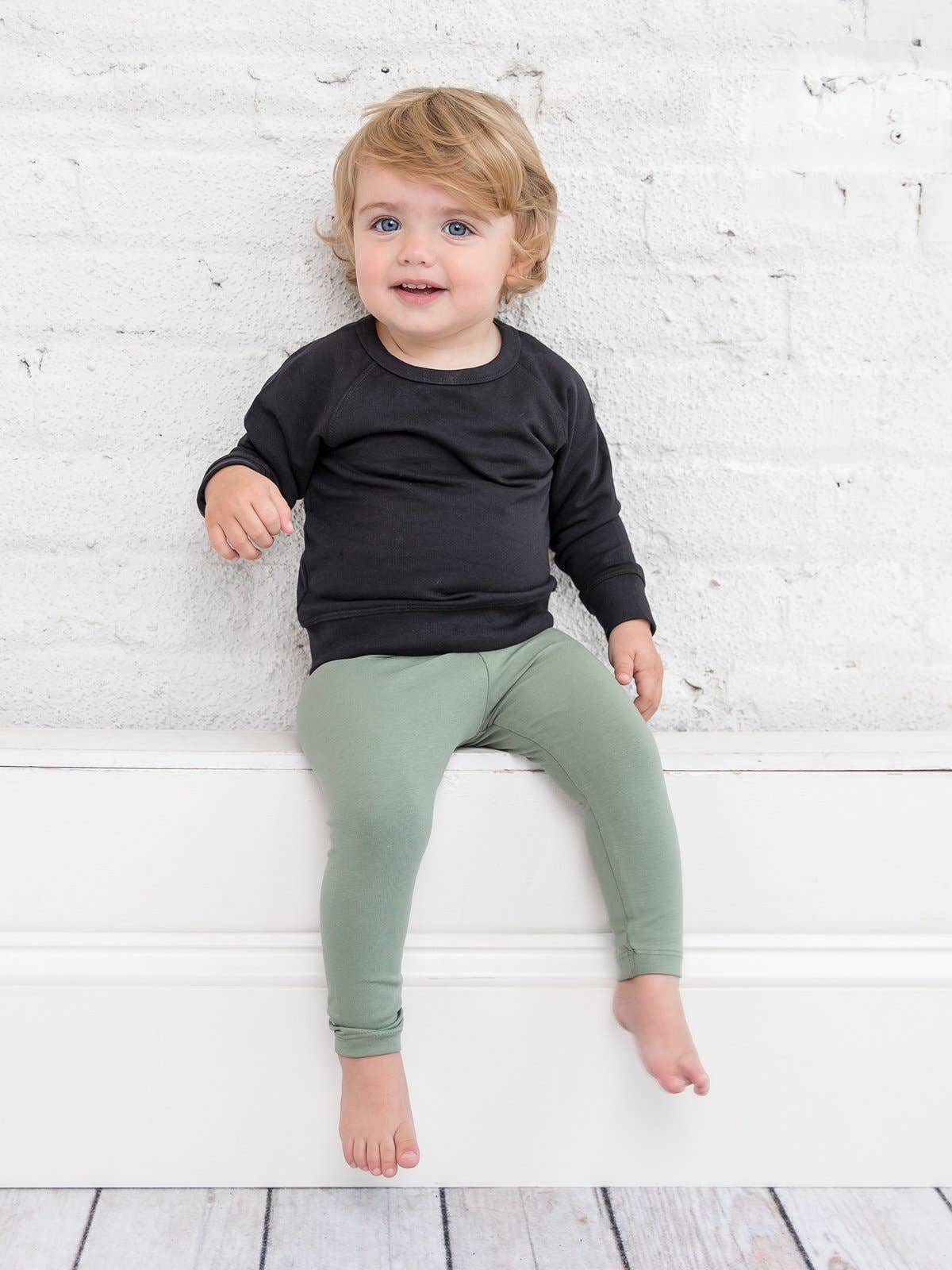 Colored Organics - Organic Baby Unisex Brooklyn Pullover - Black