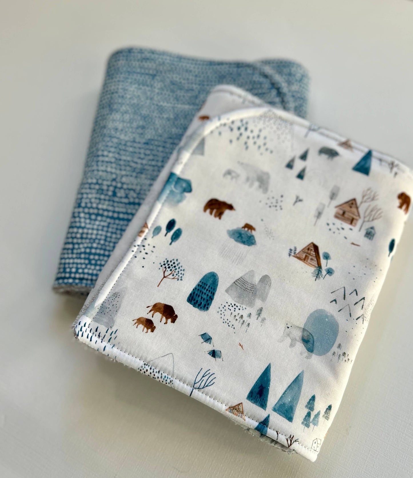 Port & Starbird - Winter Forest Burp Cloth, set of 2