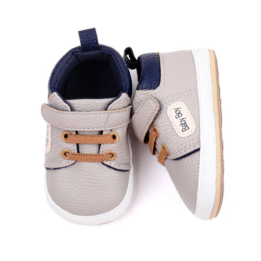 Urban Tots - Baby Boy Paw Sneaks - Gray