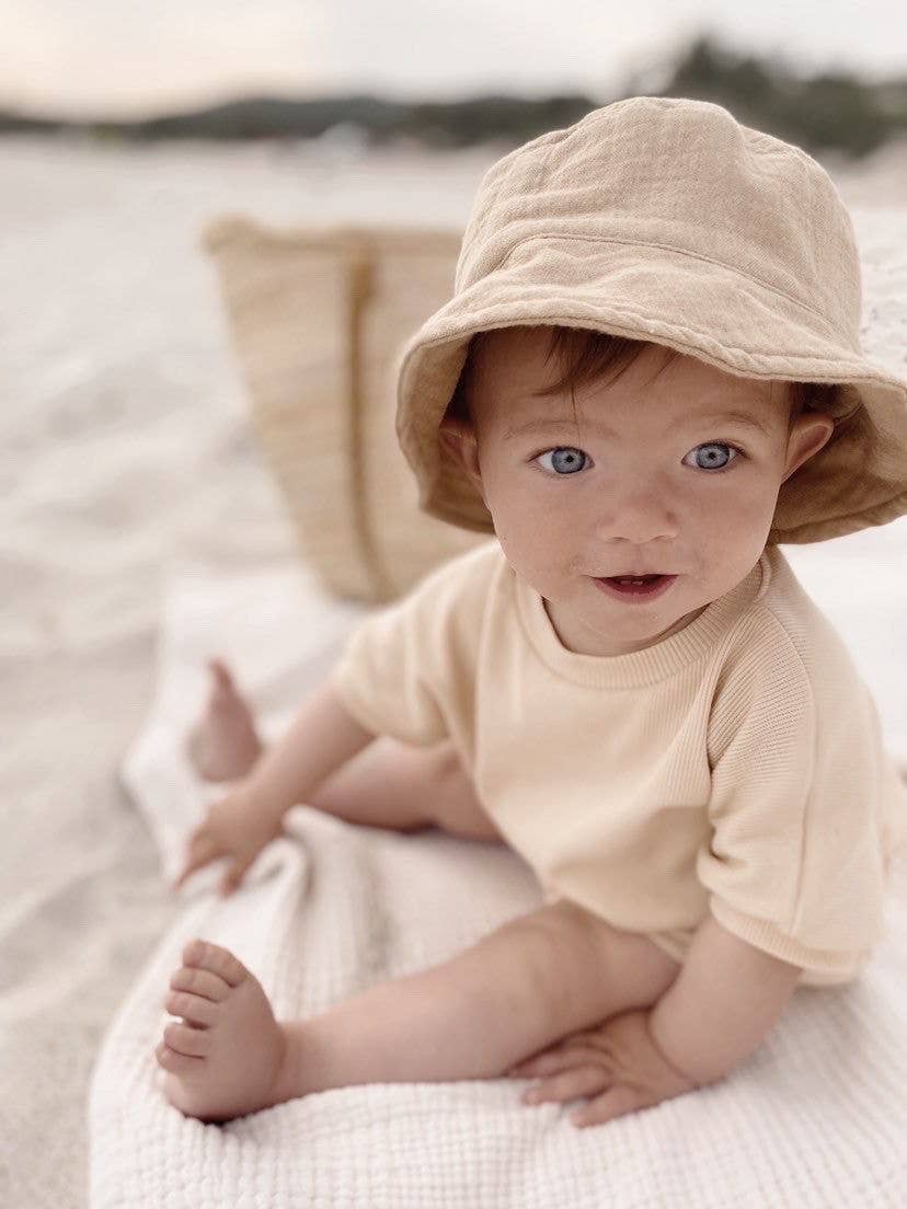 Ada Baby - Bucket Hats: Cinnamon / 0-1 Year