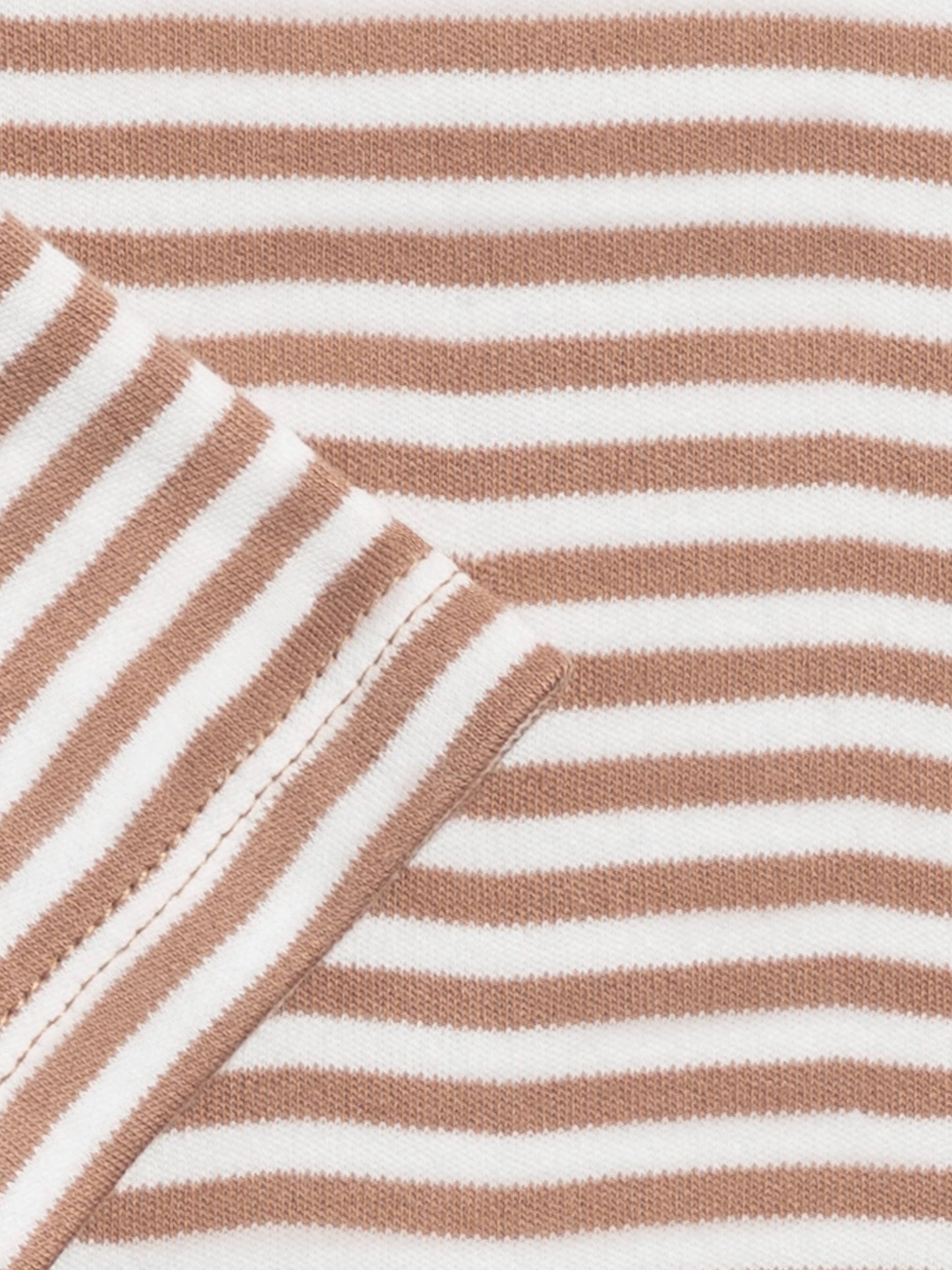 Colored Organics - Organic Baby River Bodysuit - Truffle Stripe