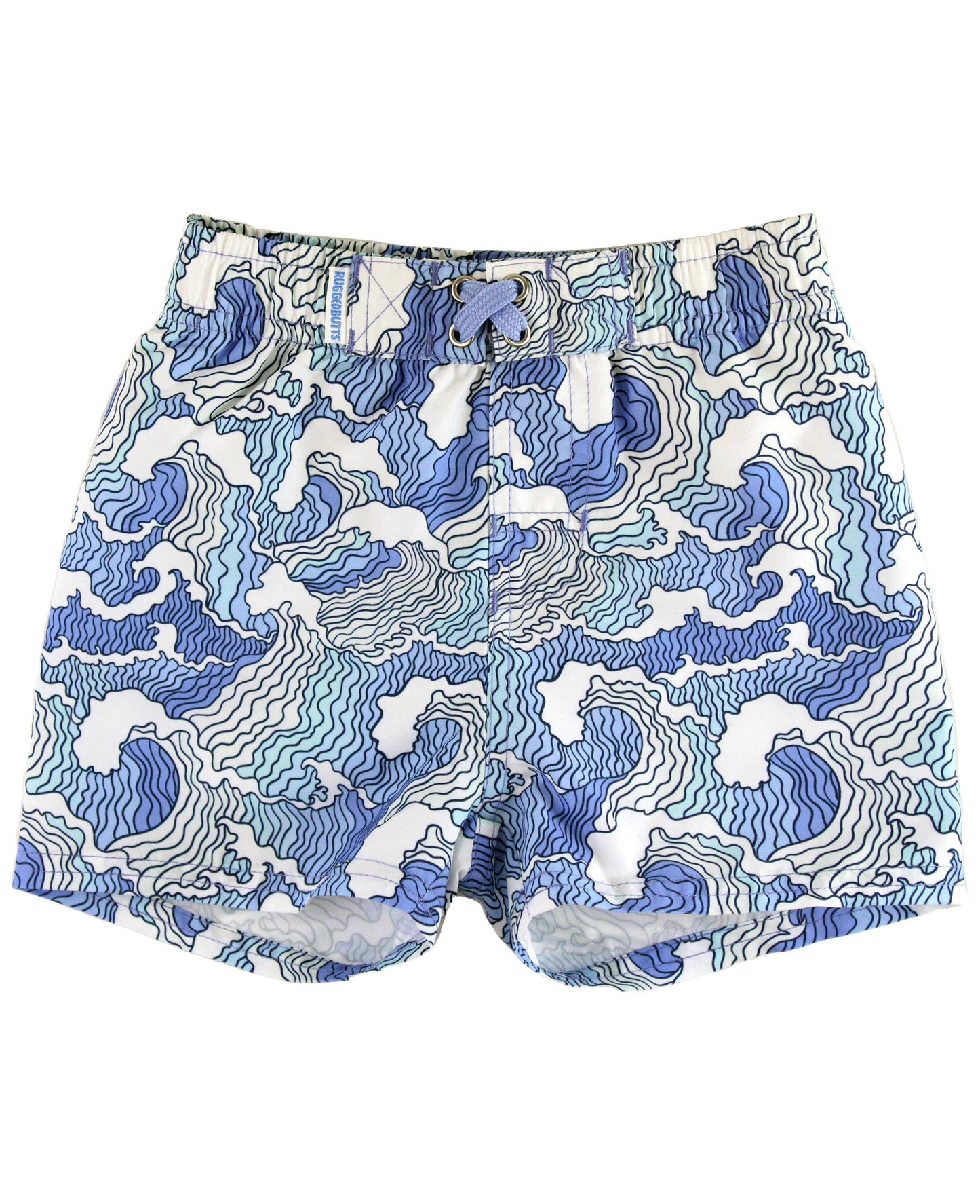 RuffleButts + RuggedButts - Boys Ocean Camo Swim Trunks