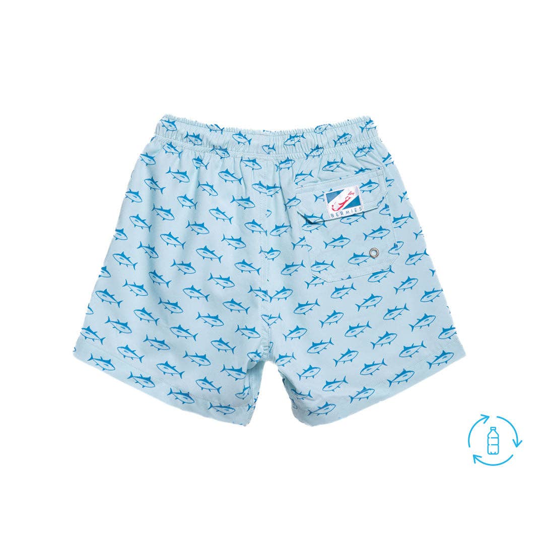 Bermies -Swim Trunks- Blue Tuna