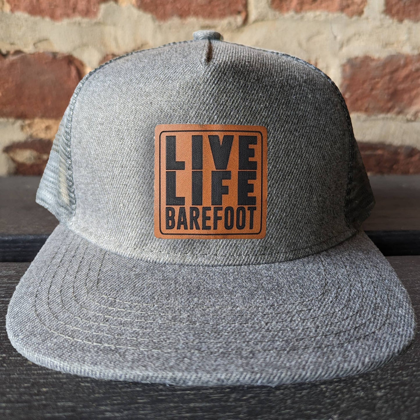 Barefoot Baby - "Live life Barefoot" Trucker Hat for Outdoor Nature Kids